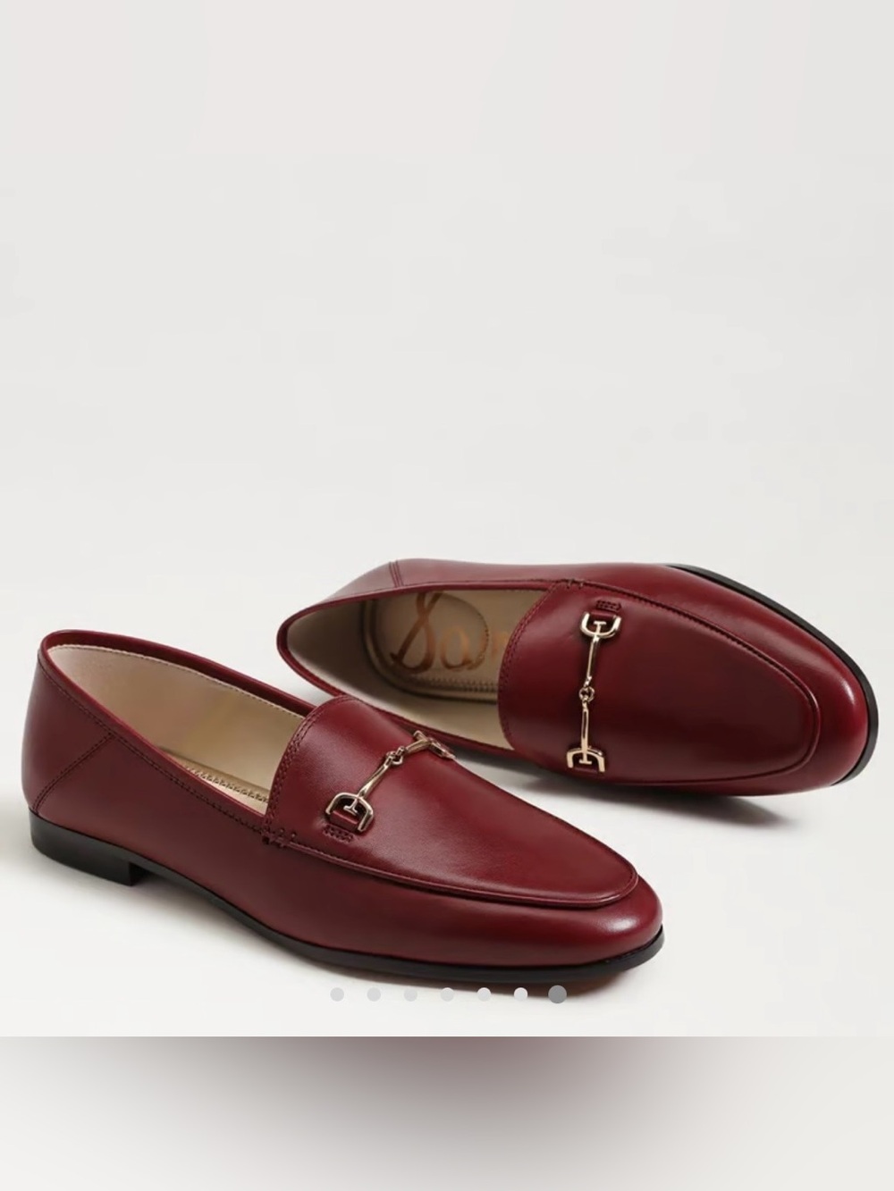 Edelman Loraine Bit Loafer
Color: French Merlot Leather size 10 new